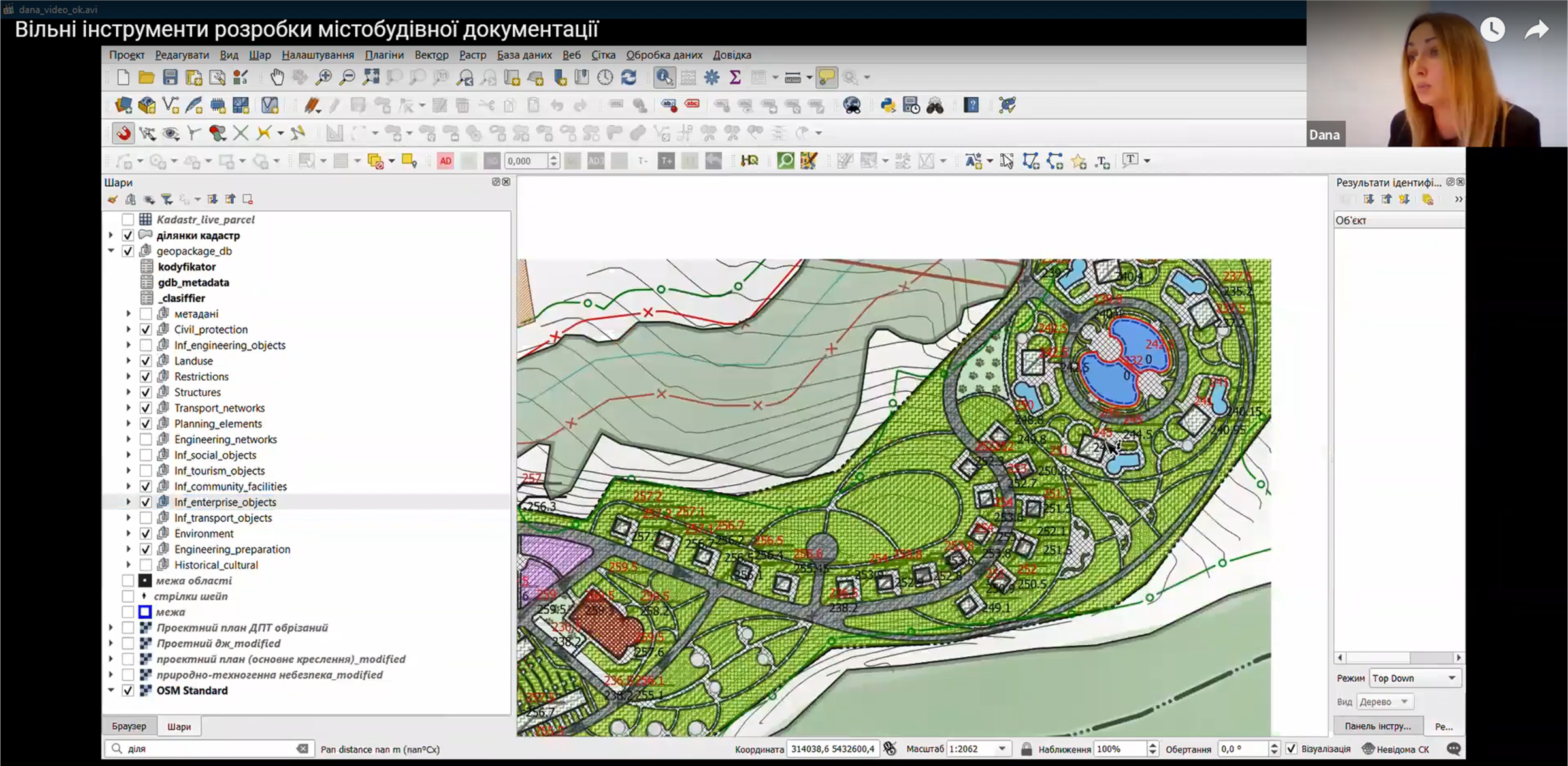 An urban plan created with SPT