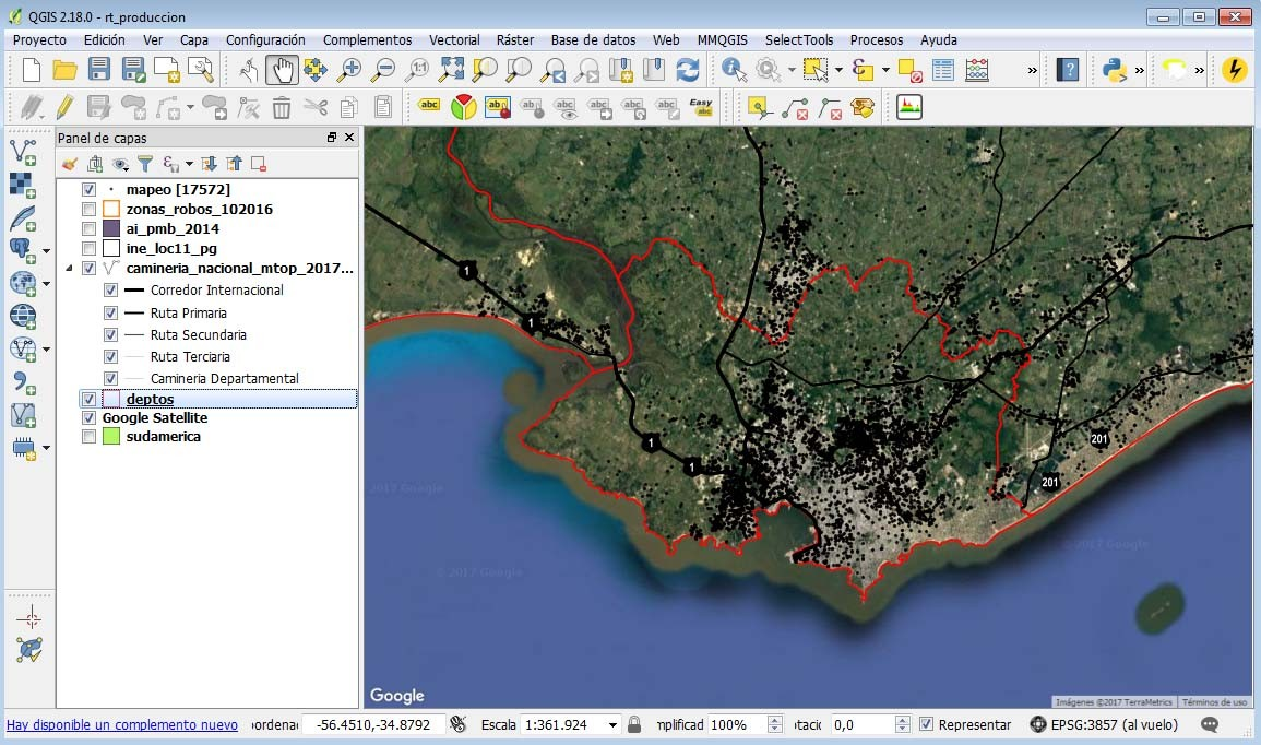 QGIS at work